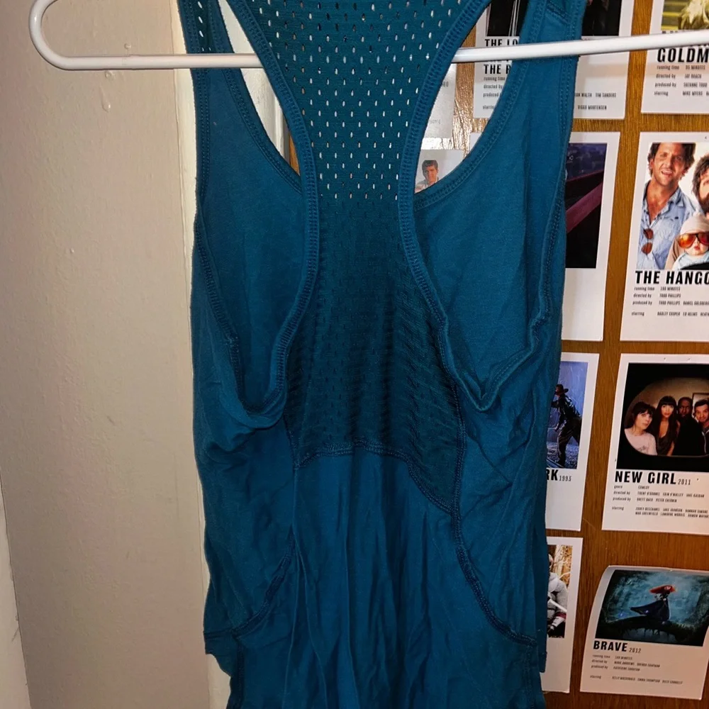 Blue Racerback Tank Top - Picture 2 of 2